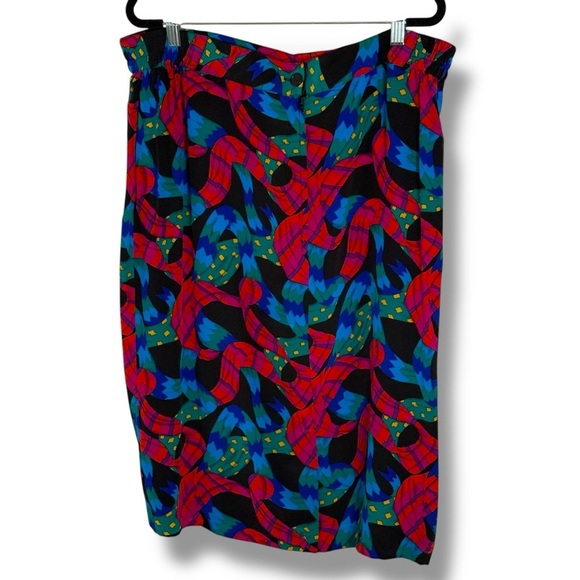 NWT Dead-stock Pia Rucci Silk Pencil Skirt Size 1X - Picture 7 of 7